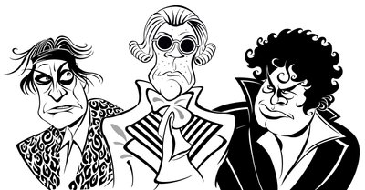 Trio of French revolutionary leaders by Neale Osborne